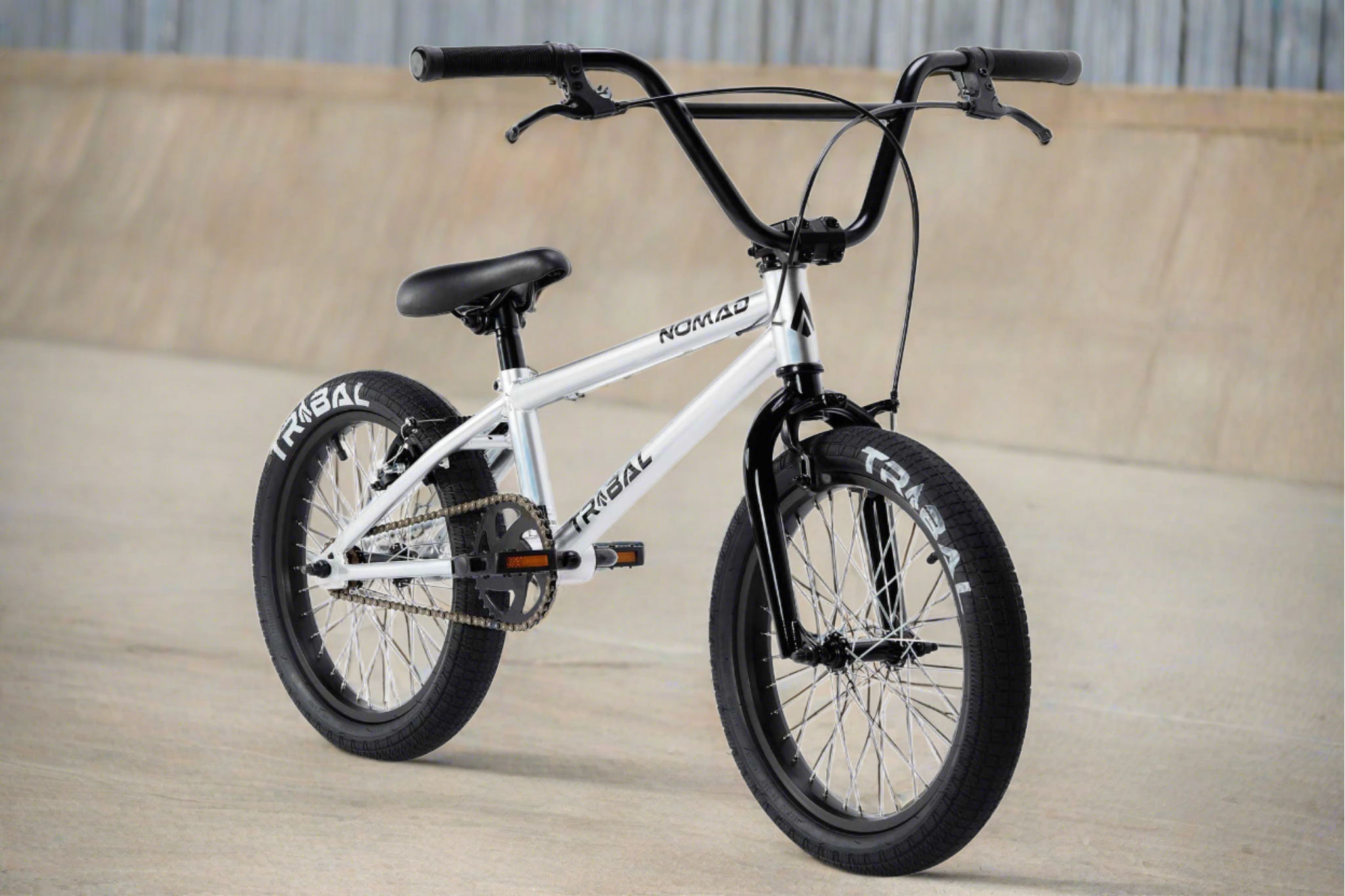 Tribal Nomad 18" BMX Bike - Silver