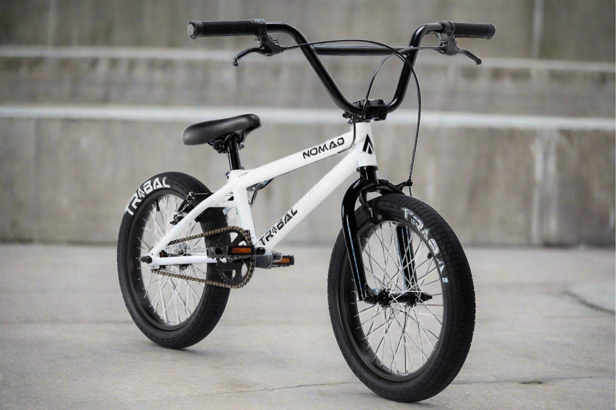 Tribal Nomad 18" BMX Bike - White