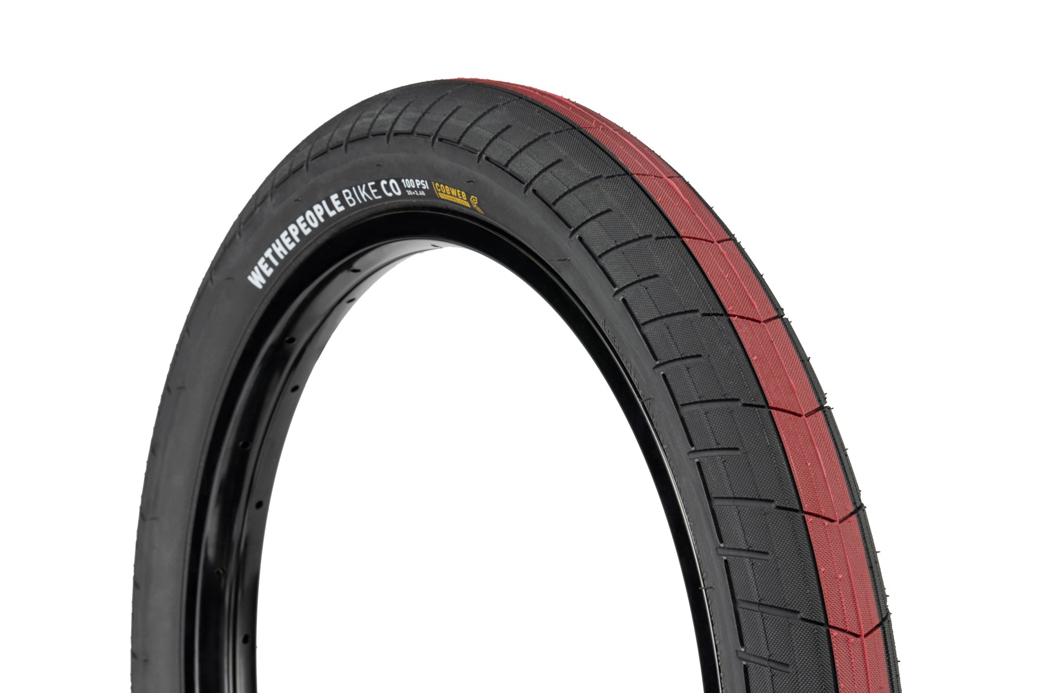 Wethepeople Activate Tyre - 100psi rated - 2.35- Black/Red