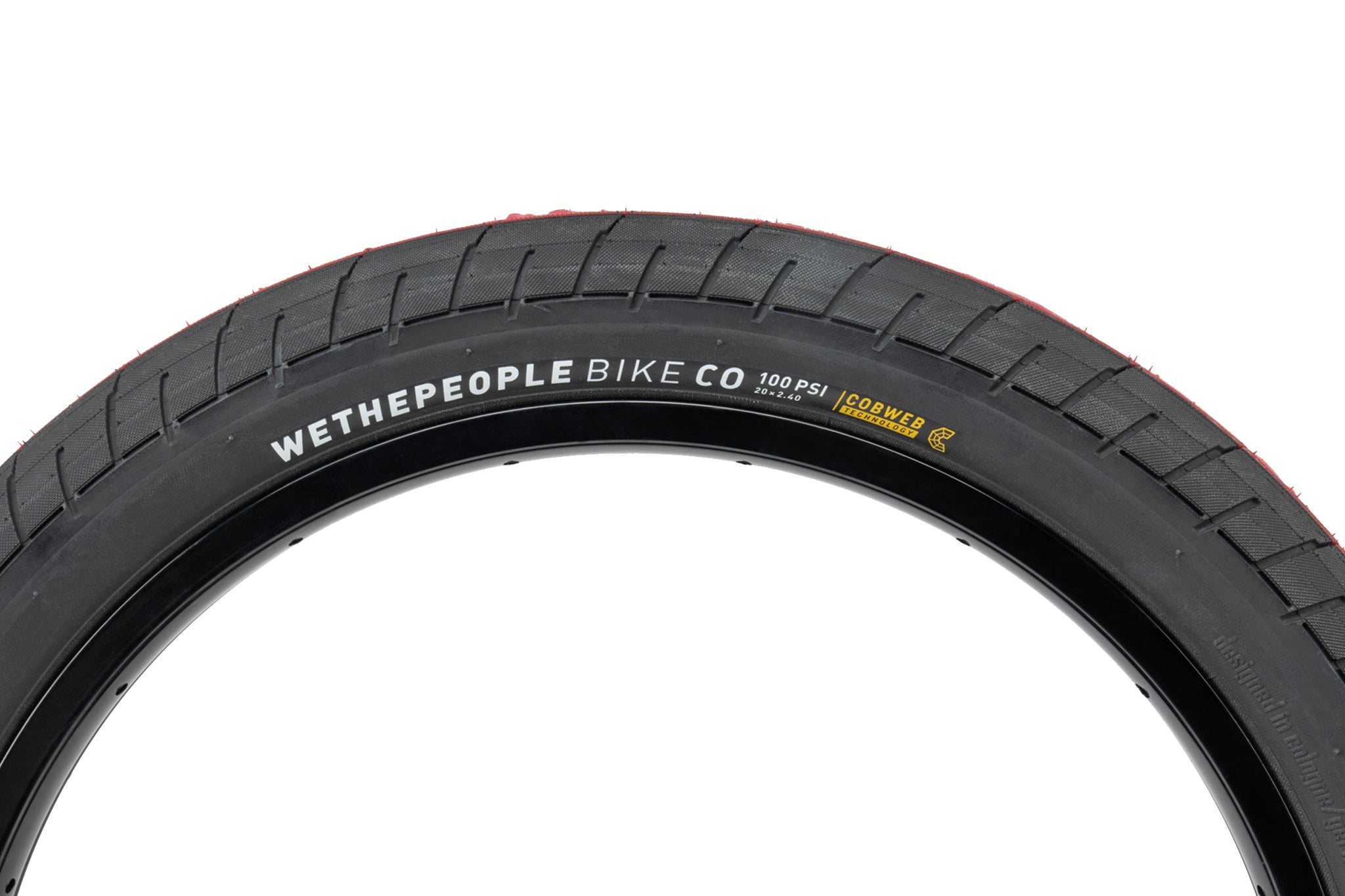 Wethepeople Activate Tyre - 100psi rated - 2.35- Black/Red