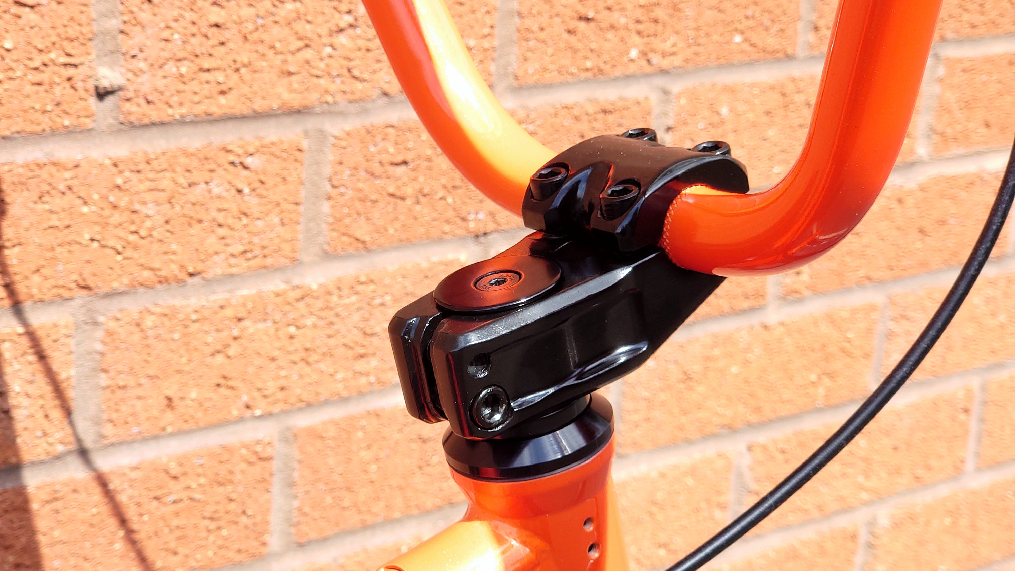 Orange best sale bmx grips