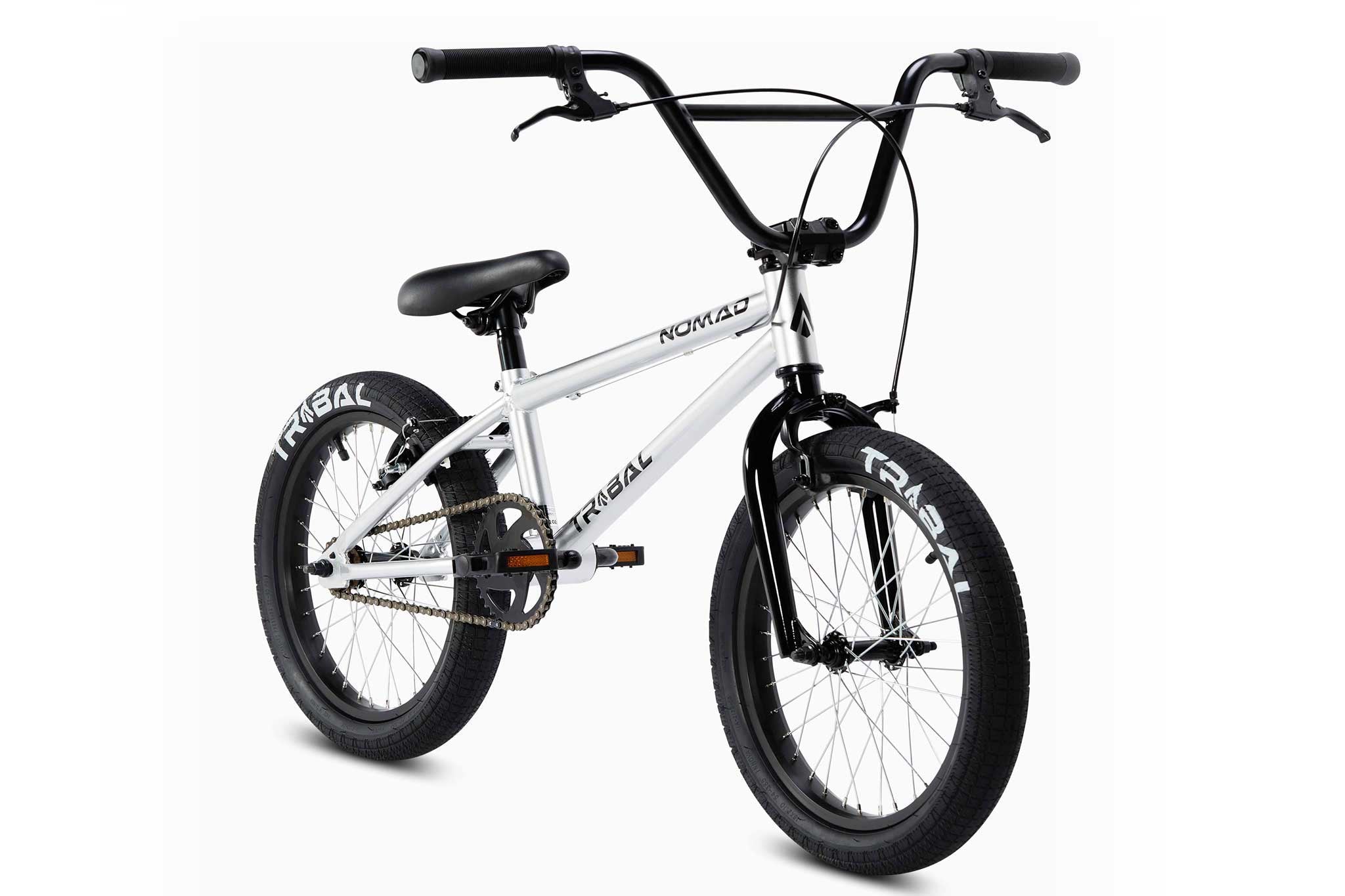 Tribal Nomad 18" BMX Bike - Silver