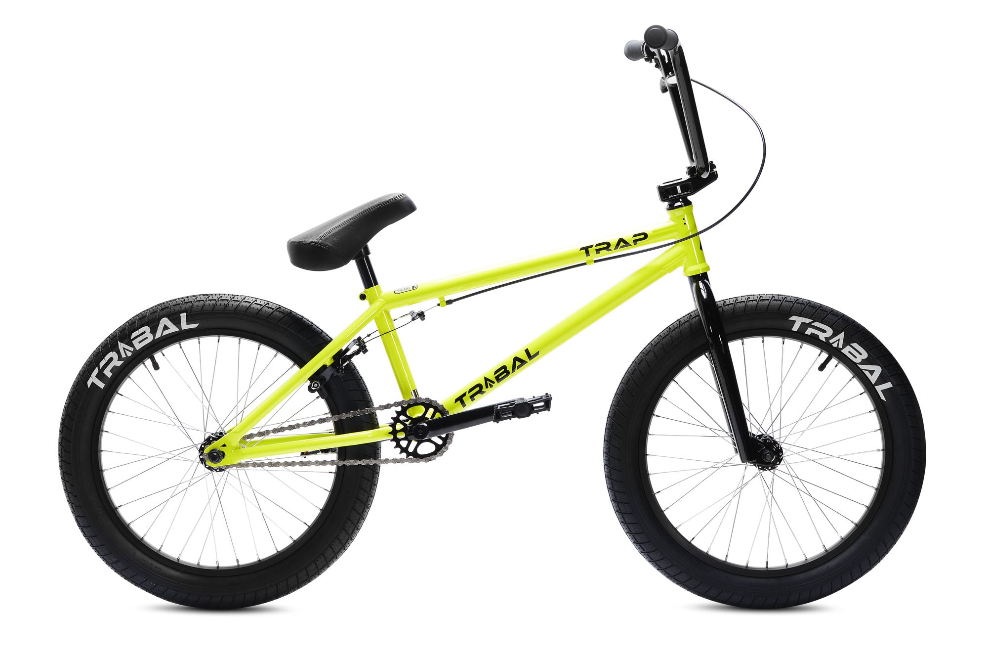 Tribal Trap BMX Bike - Neon Yellow V2